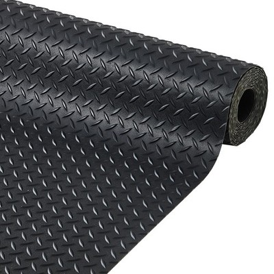 6-22 FT 2.8mm Thick Garage Floor Mat, Durable PVC Rubber Non-Slip, Leak-Proof