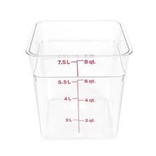 Cambro 8SFSCW135 8-qt CamSquare Food Container - Clear