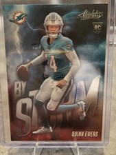 2025 Panini Absolute Football By Storm #13 Quinn Ewers Miami Dolphins Rookie