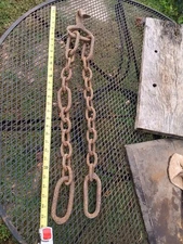 Antique Hand Forged Farm Chain