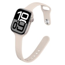 Slim Silicone Strap for Apple Watch Bands 11 46/42mm 38mm 40mm 41mm 44mm 45