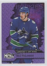 2020 Skybox Metal Universe Rookies Purple Spectrum /199 Nils Hoglander #142 00d2
