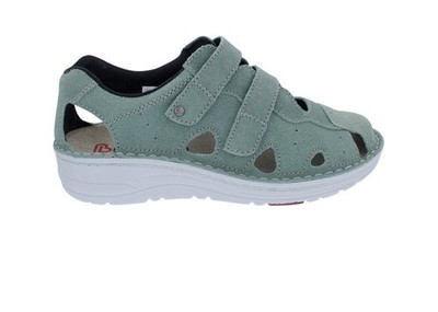 Berkemann Loafer Larena 3100-840, Suede, Green, Change Footbed, We