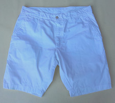 Burberry London Shorts Womens 12 White Chino Cotton Bermuda Designer Made Spain