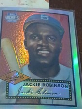 Jackie Robinson REFRACTOR RC Retro 1952 Topps Archives Reserve Low Ship/combine