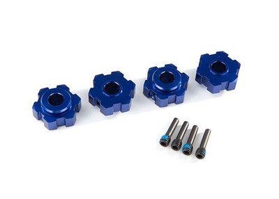 Traxxas Sechskant-Radmitnehmer 17mm Alu blau 8956X MAXX & MAXX-Slash
