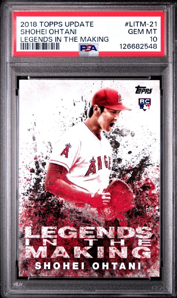 2018 Topps Update ⚾️🔥 Shohei Ohtani RC Legends in the Making #LITM-21 PSA 10 B1