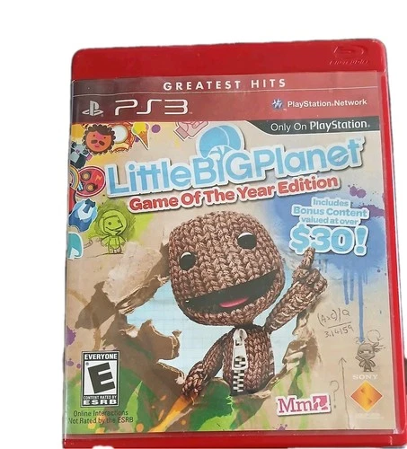 Little Big Planet Sony PlayStation 3 Complete  Red Greatest Hits