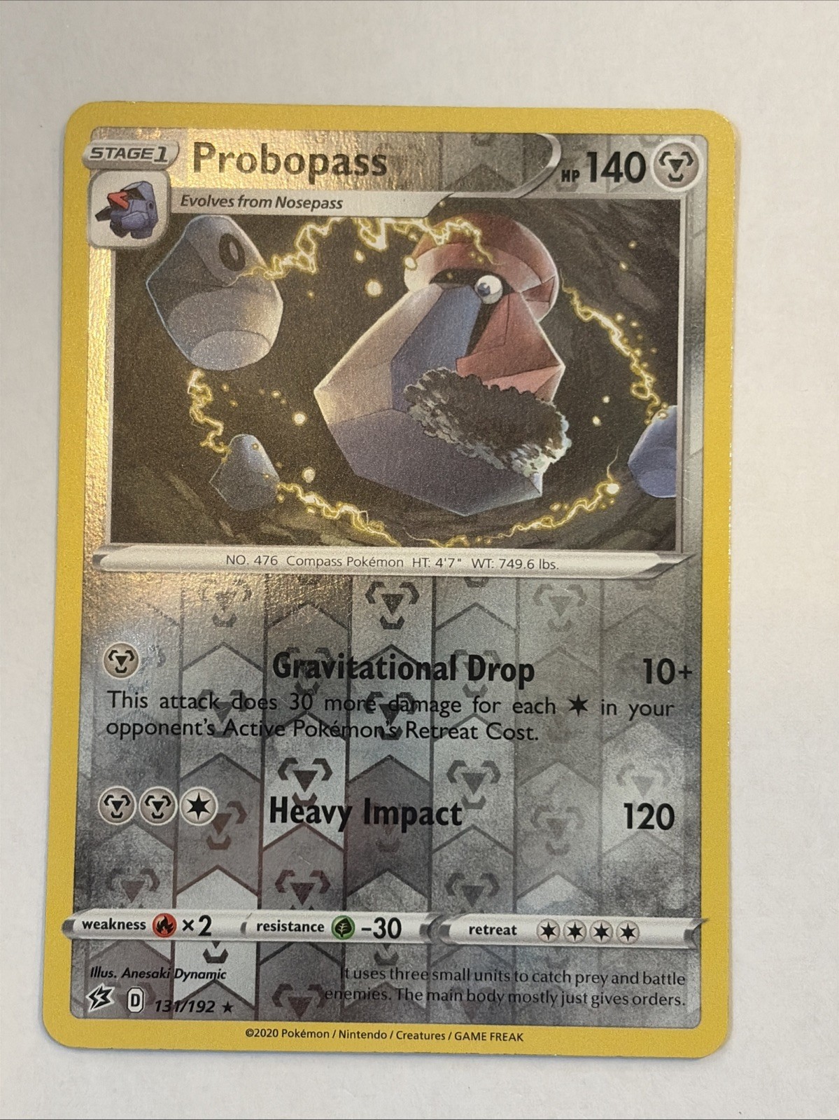 Probopass 131/192 Swsh02: Rebel Clash Reverse Holo