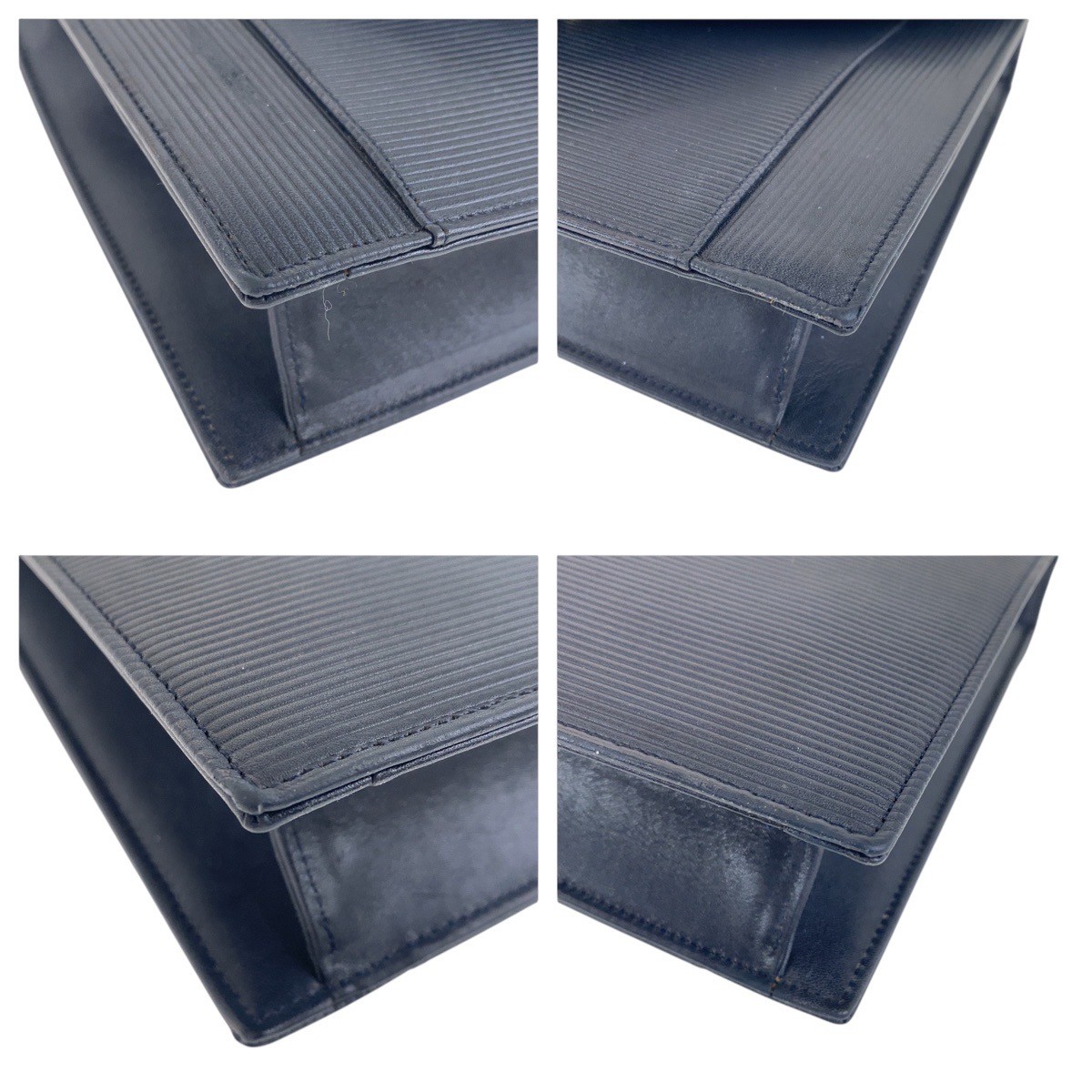 Autentica borsa a tracolla SAINT LAURENT logo goffrato borsa a tracolla argento hardware