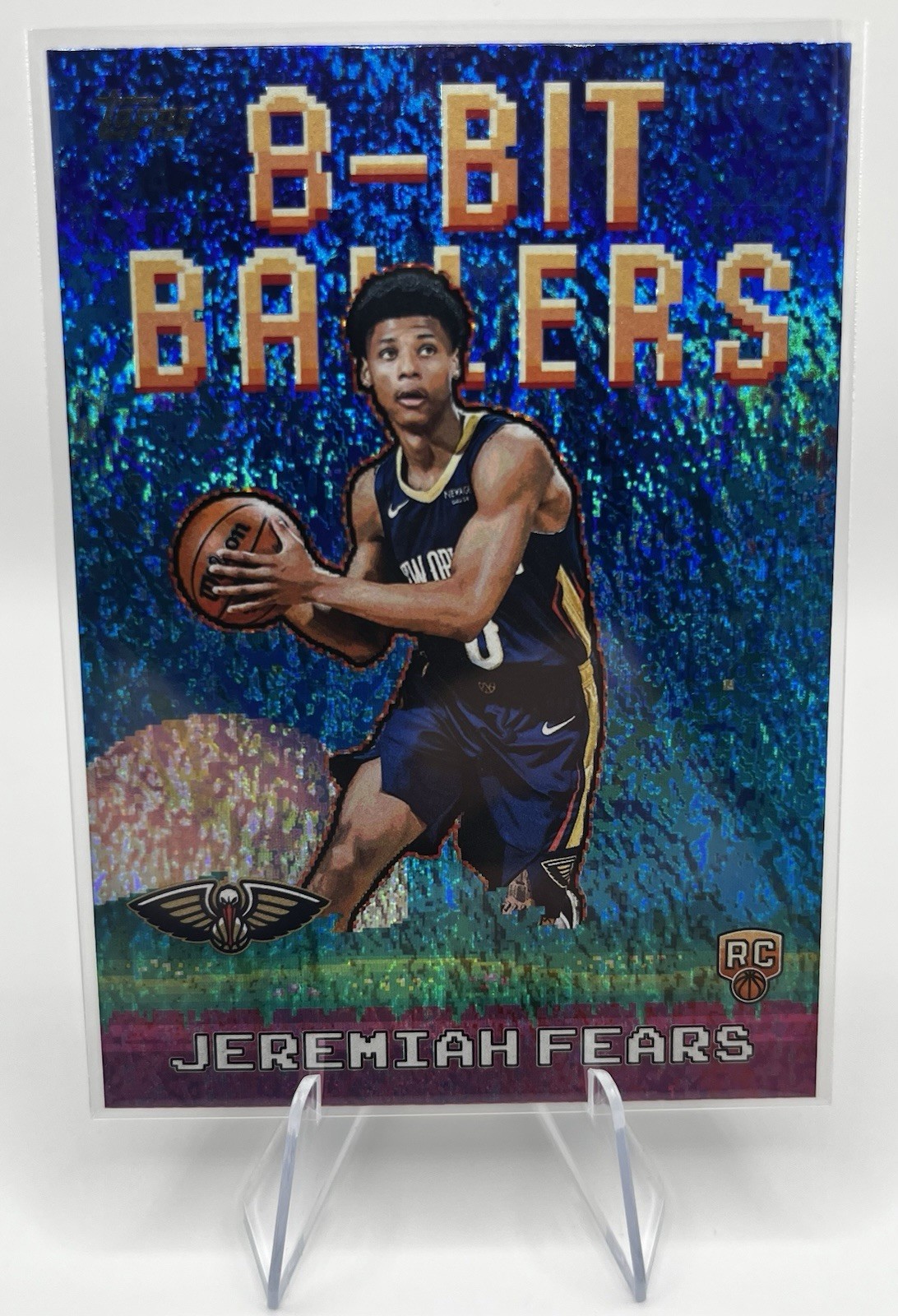 2025-26 Topps Jeremiah Fears RC 8-Bit Ballers Holo Foil 8B-37 Pelicans