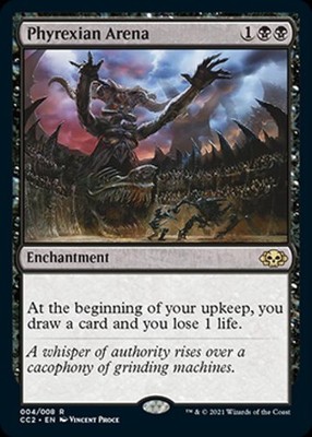 Phyrexian Arena - Near Mint MTG Commander Collection: Black