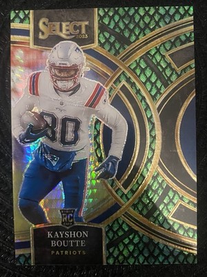 2023 Panini Select - Premier Level Kayshon Boutte  Dragon Scale Prizm /70 (RC)