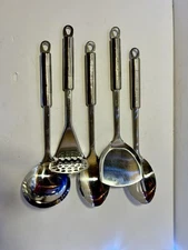 Stainless Steel Kitchen Utensil Set- Fungun 5 Pcs Cooking Nonstick Cookware