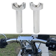 5.5" Straight Handlebar Risers 1" Bar for Harley Touring Dyna Street bob Softail