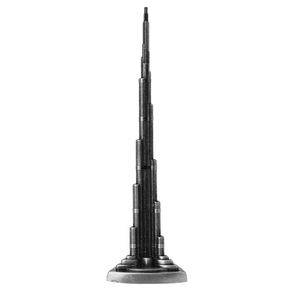 Burj Khalifa Tower Model Alloy Miniature Dubai Tower Model Arts Craft Office