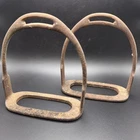 Antique Civil War Era Horse Stirrups Metal  Equestrian Horse