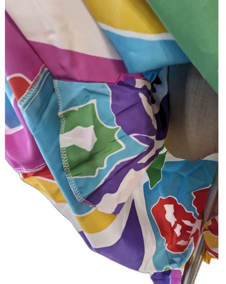 Vintage Oscar De La Renta For Saks 5th Ave Printed Caftan - Image 4 of 4