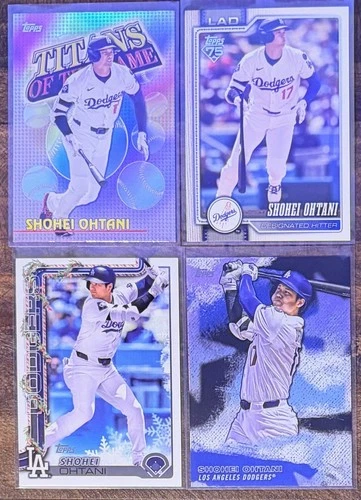 Shohei Ohtani 4 Card Lot Topps 2026 TOG SMLB 2025 Holiday Dodgers