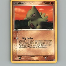 Larvitar 52/106 Common Emerald Pokemon Lightly Played