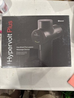 NEW AND SEALED Hyperice Hypervolt Plus Percussion Massage Device Black Bluetooth