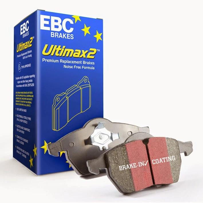 EBC for 13-15 Acura ILX 1.5 Hybrid Ultimax2 Front Brake Pads UD914 - Image 2 of 4