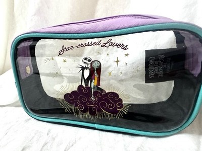 Nightmare Before Christmas  Star Crossed Lovers  Jack & Sally Makeup Bag NWOT