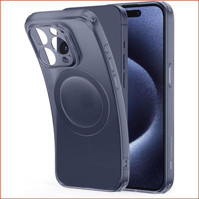 Handyhülle MagSafe Kompatibel Dunkelblau Stoßfest für iPhone 15 Pro Max Case