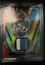 2025 Panini Select - Rookie Swatches Travis Hunter #RSW-THR Tie-Dye Prizm /25...