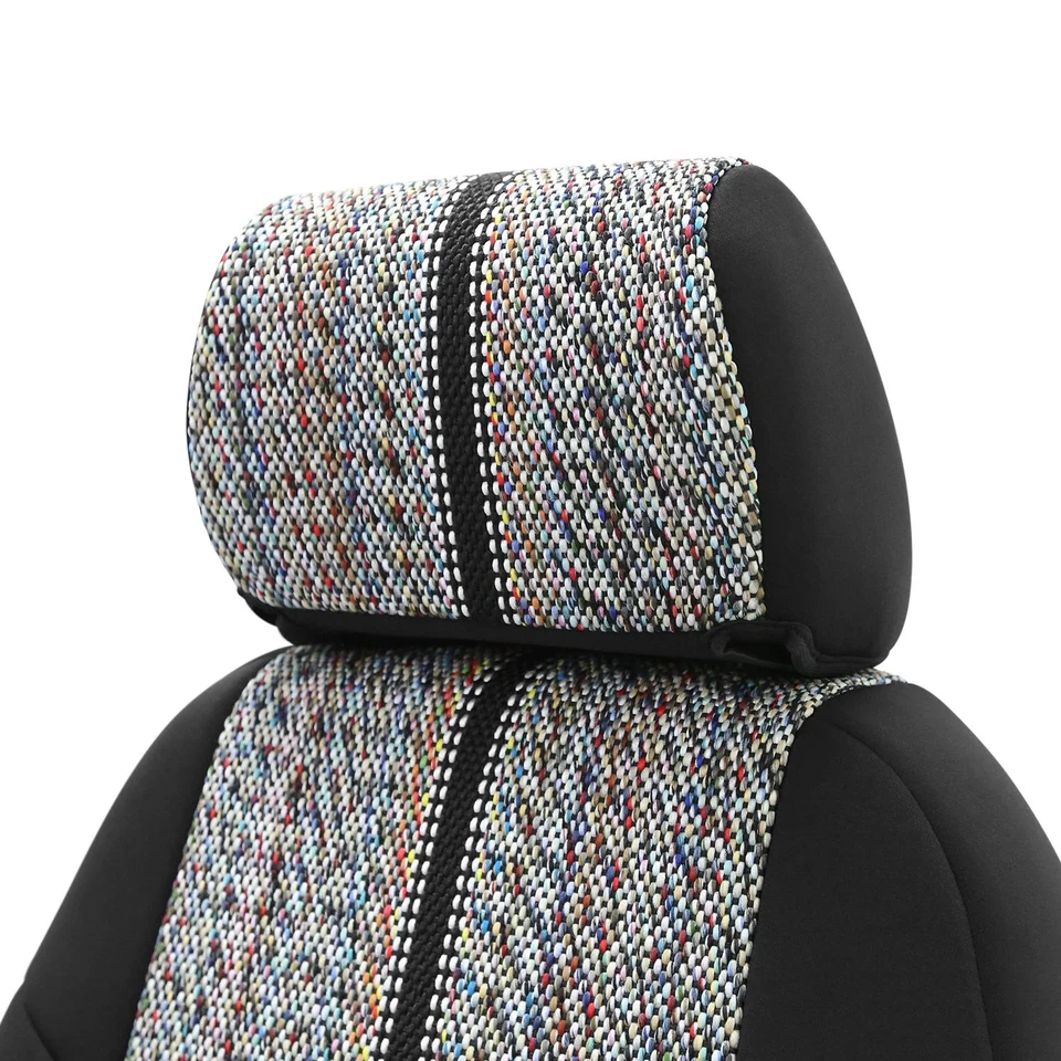 For Ford Ranger 98-03 Coverking Saddle Blanket 1st Row Black Custom Seat Covers Foto 2 de 4