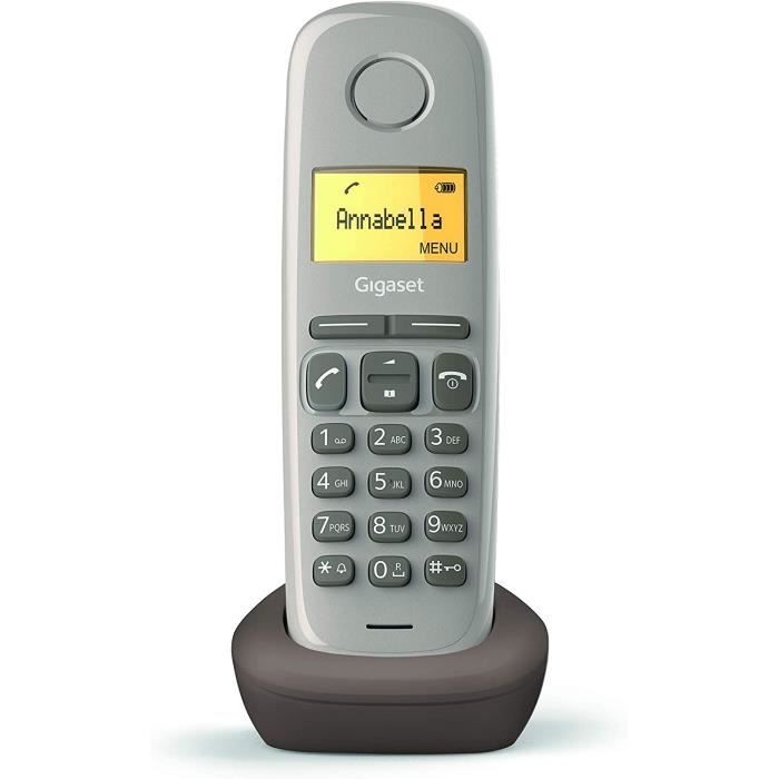 Gigaset A170 marron le téléphone fixe sans fil idéal pour le bureau à domicile