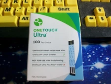 100 ONE TOUCH ULTRA TEST STRIPS 1 X 100, EXP 1-26, GOOD SEALED BOX