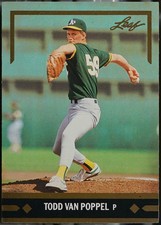 1991 Leaf - Gold Leaf Rookies Baseball Todd Van Poppel #BC9 NM
