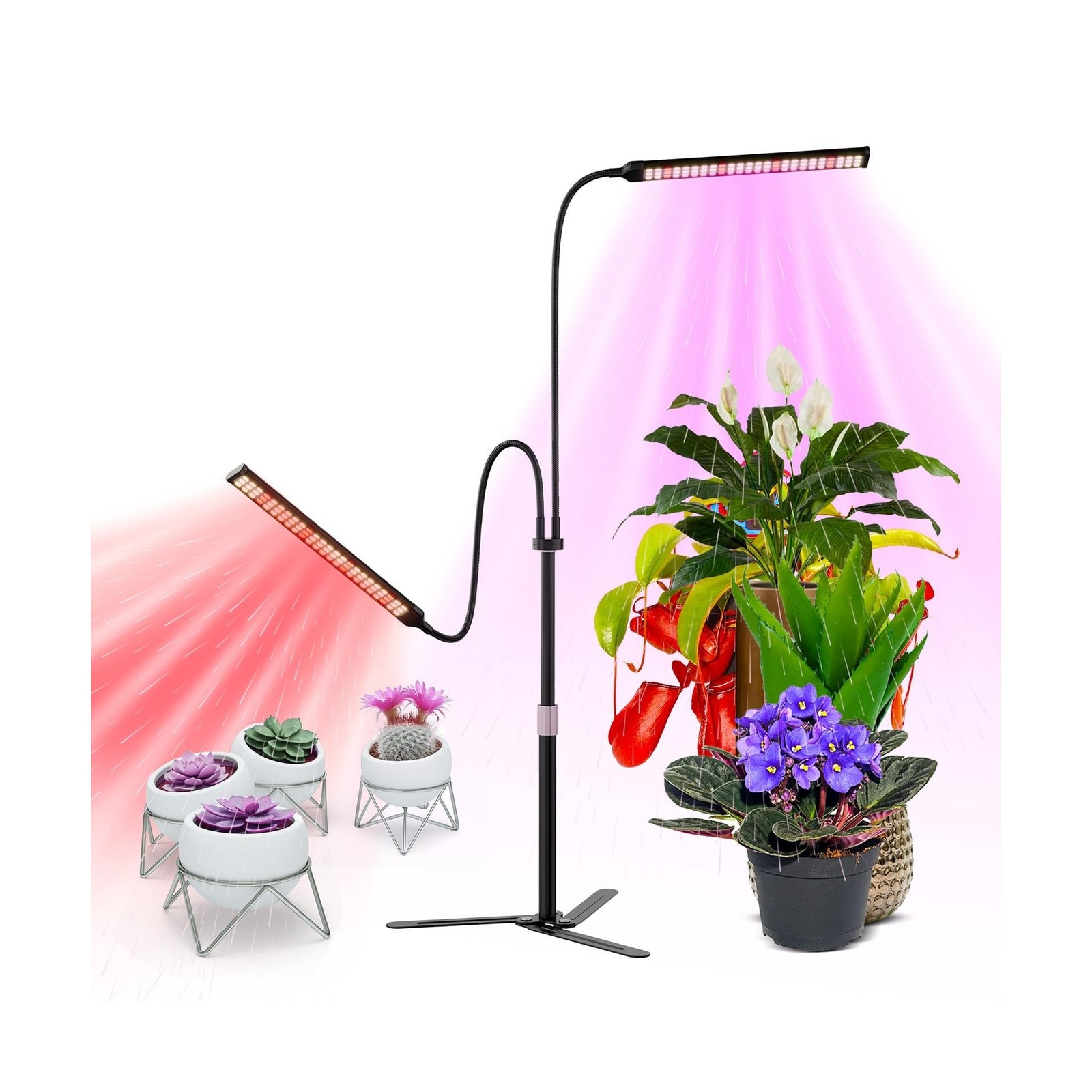 Super-Energy Tabletop LED Grow Lights 9.8"-32"Height Adjustable for... Fast Ship
