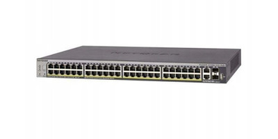 NETGEAR S3300-52X-PoE+ (GS752TXP) | 48x Gig PoE+ | 2x 10G Copper | 2x 10G SFP+