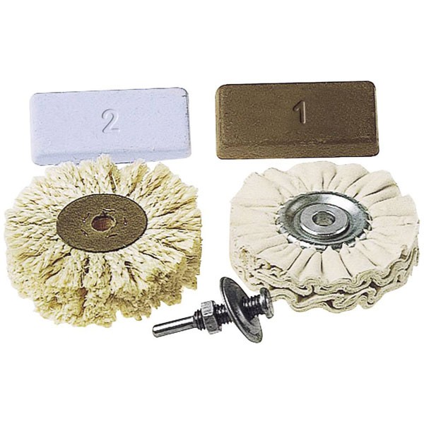 Wolfcraft Professional Polishing Set Comprehensive 1pc Kit