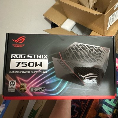 ASUS ROG Strix 750W Gold Modular ATX Power Supply, 1 Fan, Black