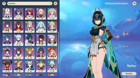 Genshin Impact AR 58 America - Nefer - Arlecchino - Yae Miko - Eula - Ayaka