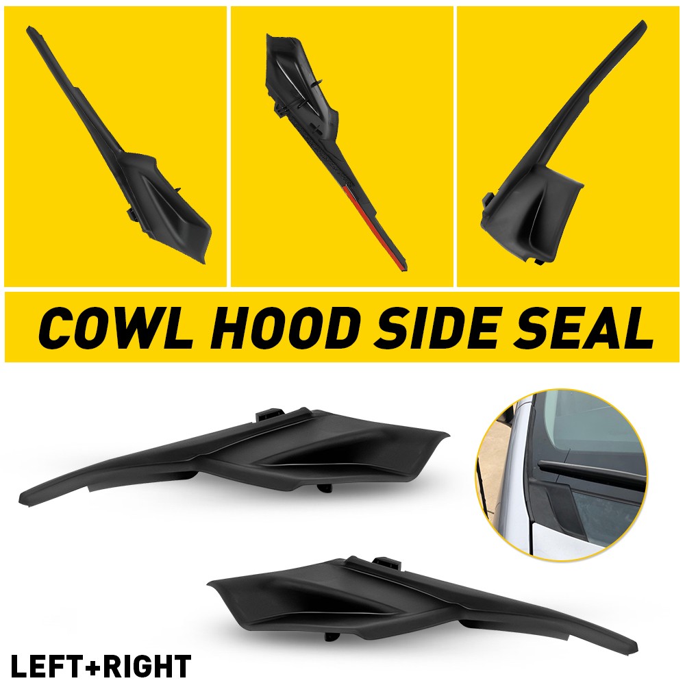 For 2011-2020 Toyota Sienna 4 Door Van Fender To Cowl Hood End Seal Left + Right thumbnail 15
