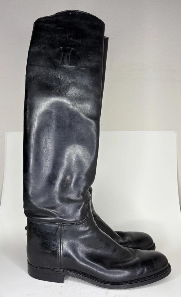 Dehner 靴子男式 12 码高皮革马术骑行美国制造小牛 12.5 英寸 — 第 4/4 张图片