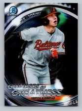 2020 Bowman Draft Glimpses of Greatness Heston Kjerstad Orioles #GOG-HK