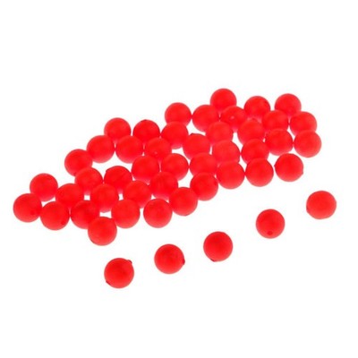 50 Pcs Angeln Lockt Float Bälle EVA Schaum Bobbers Ball Strike Indikatoren