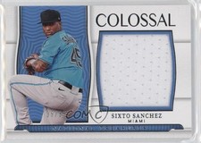 2022 Panini National Treasures Colossal Materials 99/99 Sixto Sanchez v9t