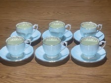 queen ann camelot coffe set for six one wıth damaged