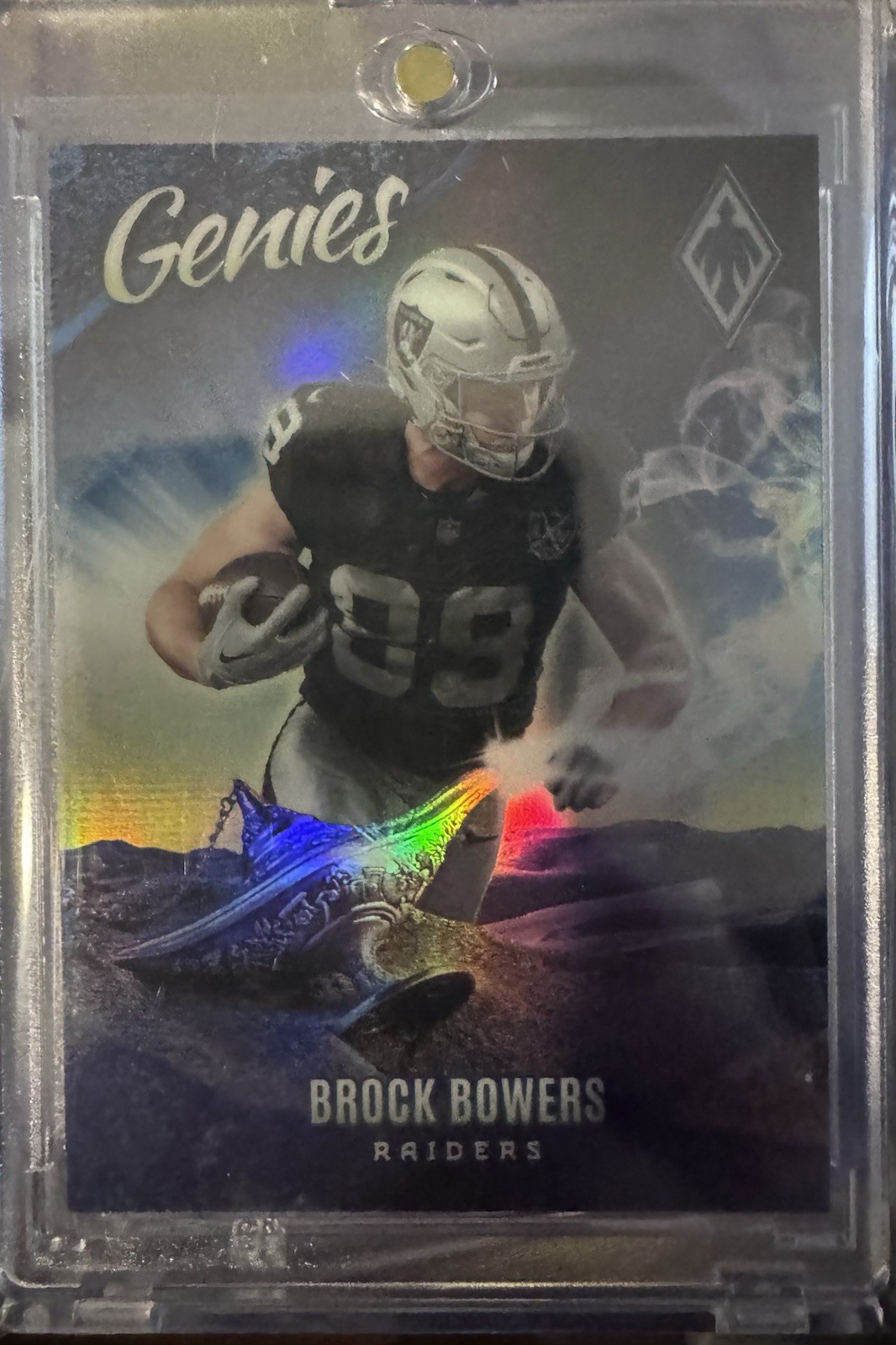 2025 Phoenix Brock Bowers Genies Case Hit SSP Raiders