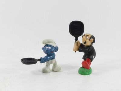 Schlumpf Schlümpfe === Gargamel + Koch mit Bratpfanne