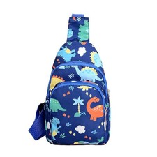 Hiflyer Kids Crossbody Bag Kids Sling Bags, Small Nylon Sling Bag for Kids Blue