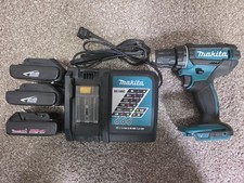 Makita XFD10 18V Lith-Ion 1/2 pulgada. Cargador inalámbrico Driver-Drill 3 baterías
