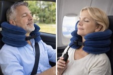 Neck Stretcher for Pain Relief Cervical Traction - Massager Relaxer black