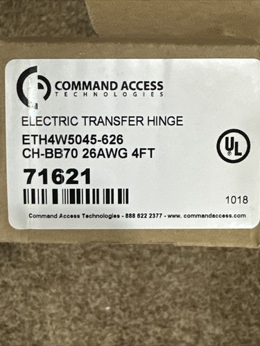 NEW Command Access Electric Transfer Hinge ETH4W5045-626 | 71621 - Picture 3 of 3